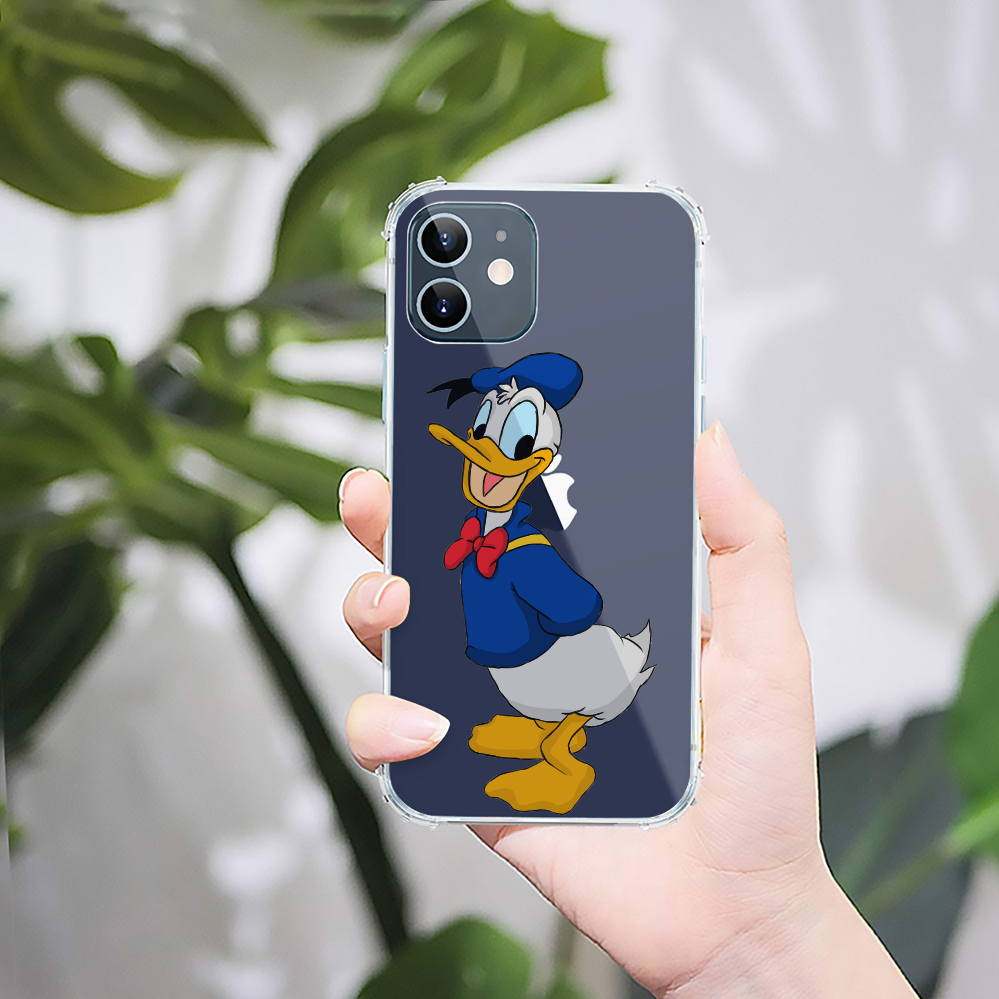（画像用） ミッキーマウス Mickey Mouse 【iPhone 12シリーズ対応】透明スマホケース（クリアソフトケース）